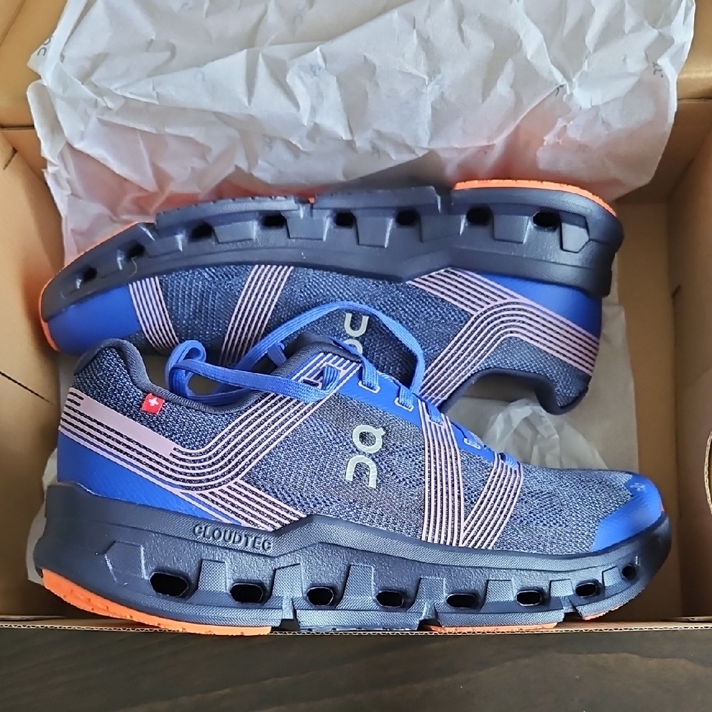 On Running Women's Sneakers in Indigo Ink NEW